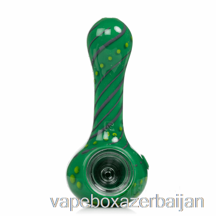 Vape Azerbaijan Eyce ORAFLEX Floral Silicone Spoon Creature (Gray / Green / Lime Green)